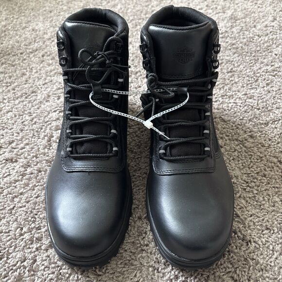 Harley-Davidson Men’s Tallmadge 5-Inch Lace-Up Black Boots Size 11.5 D93761 New